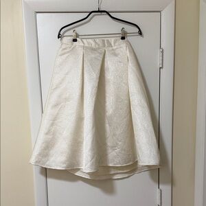 Express Elegant Cream Skirt